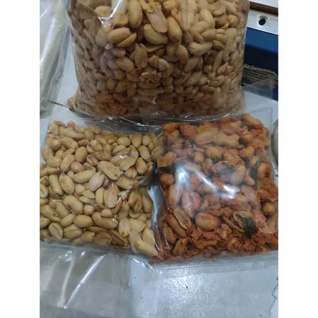 Cemilan Kacang Bali Kemasan Isi 500 Gram Makanan Ringan Snack Kacang Enak Gurih - pedas daun jeruk