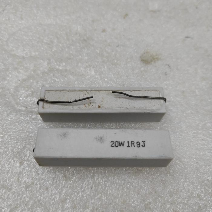 resistor 20w 1,8 ohm putih bagus