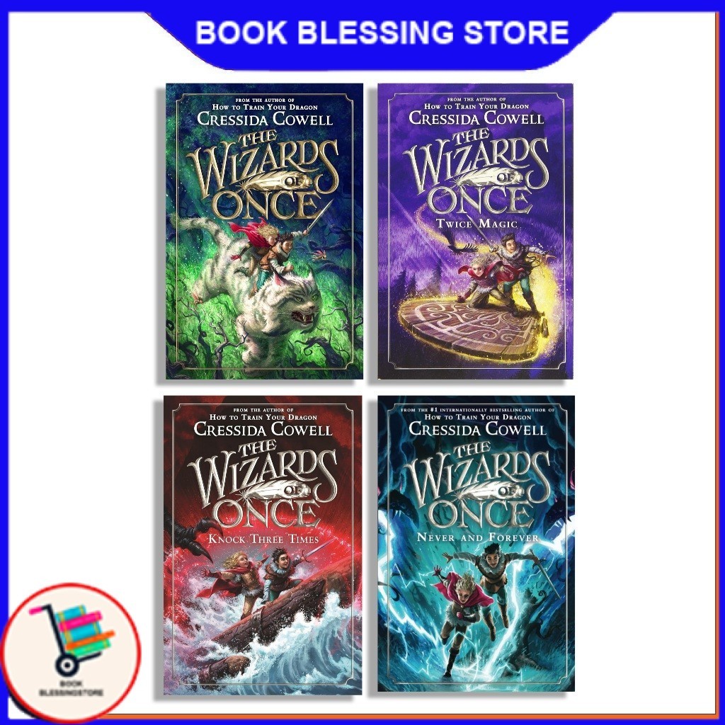 The Wizards of Once (4 book series English) by Cressida Cowell - Book Blessing Store