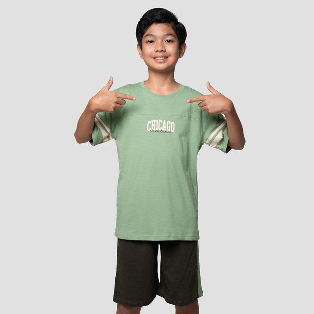 Nevada Print Chicago Baju Setelan Anak Laki-laki 123539065