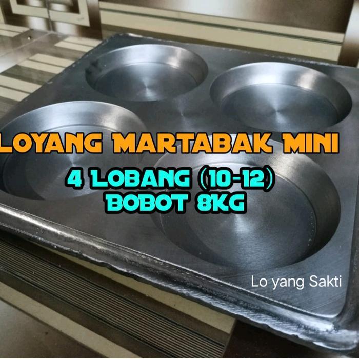LOYANG MARTABAK MINI 10-12 LUBANG 4 - Loyang saja