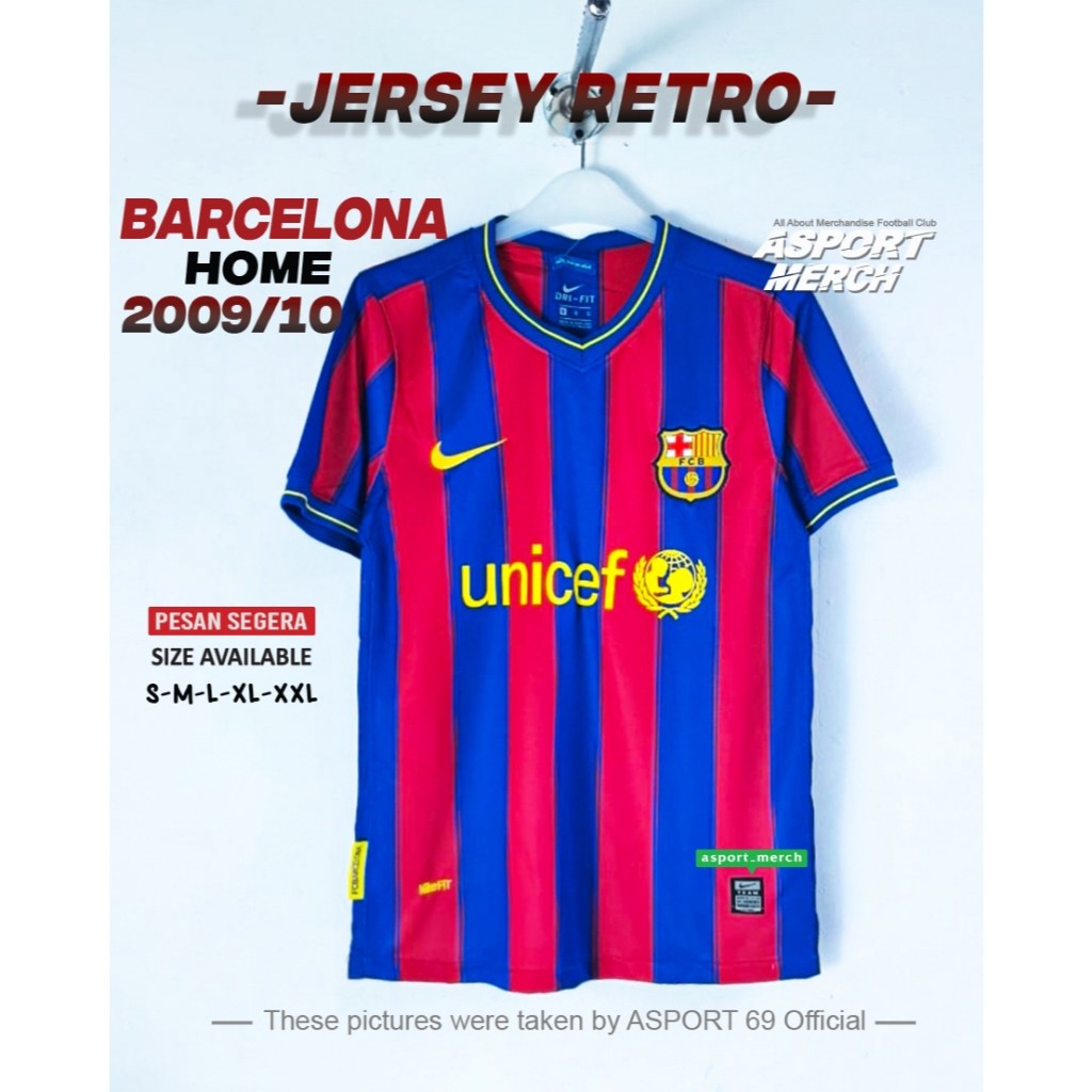 RETRO BARCELONA HOME 2009 2010