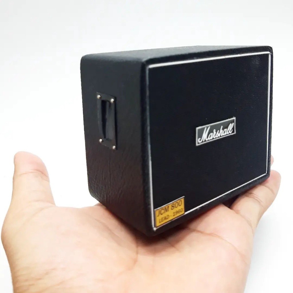 everleafco - Miniatur Marshall JCM800 Bass Series Model 1551 2 x 15" Guitar Amplifier Speaker Cabine
