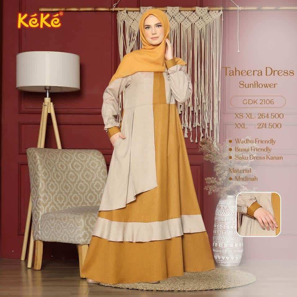 KEKE GAMIS DEWASA GDK 2106 SUNFLOWER