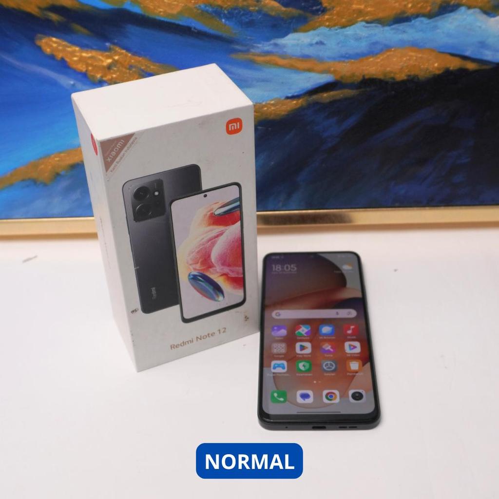 XIAOMI REDMI NOTE 12 6/128 GB HP SECOND ORIGINAL SINAR MUTIARA CELL