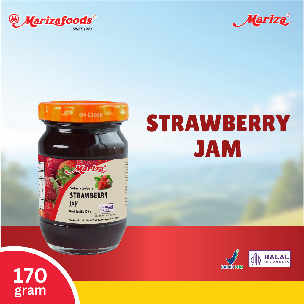 Mariza Strawberry Jam 170g - Selai Stroberi - ABH