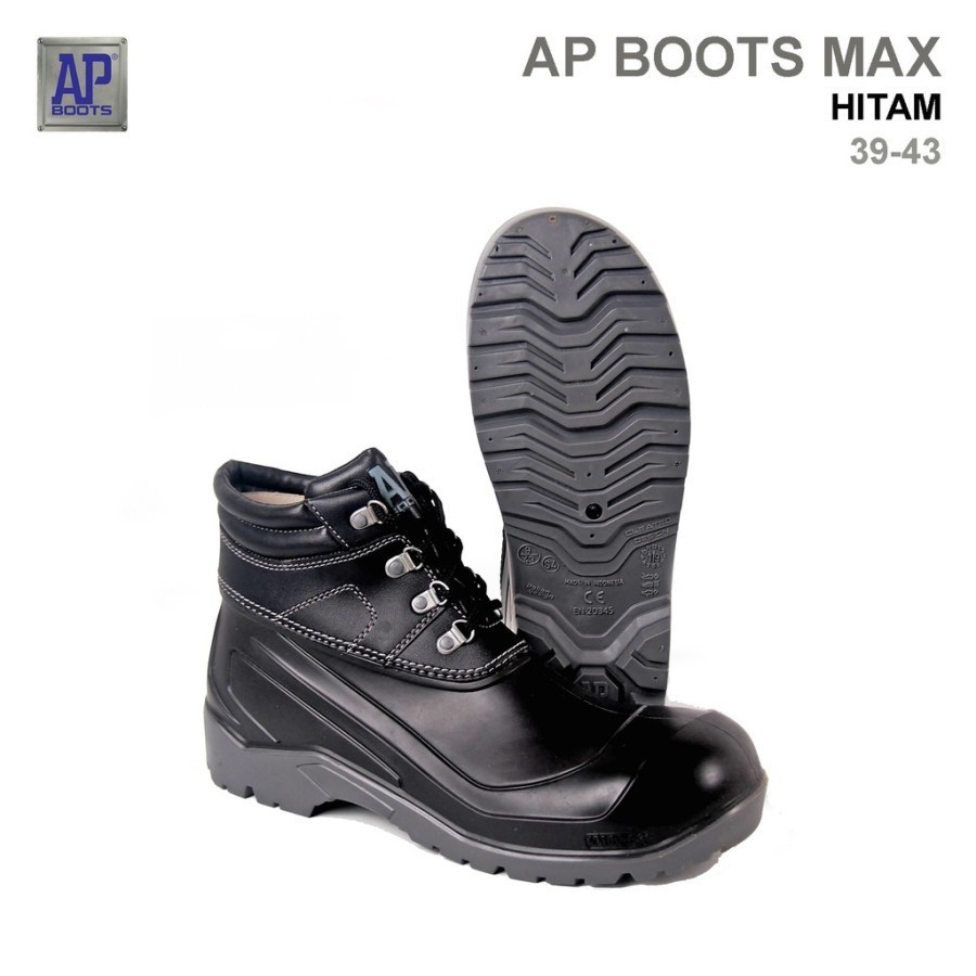 Ap Max by Ap Boots | Sepatu Safety Ap Max Ori | Boots Pria