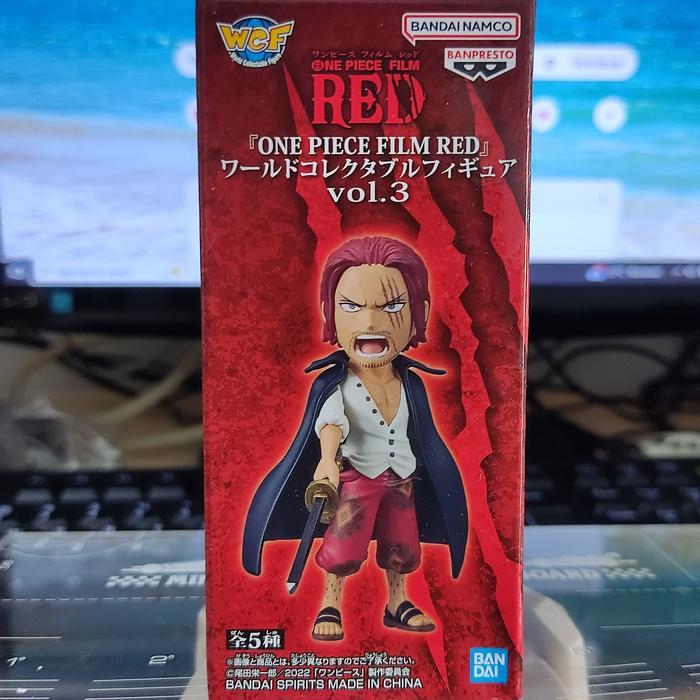 WCF One Piece Film Red Vol 3 Japver - BIB Sealed Box - Toy - Shanks SBAtoys