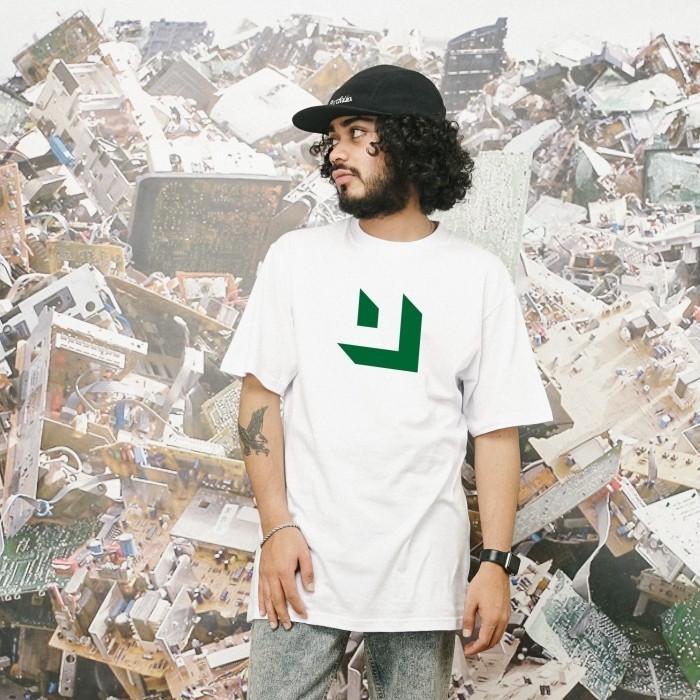 COD UNKL347 T-Shirt White Bahan Combed Motif Simpel NOOT