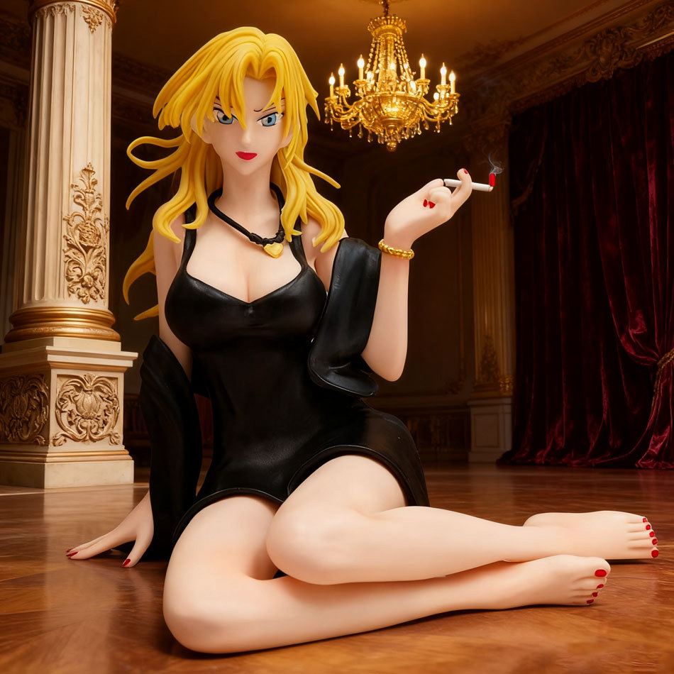 In Stock Bleach Matsumoto Rangiku PVC Anime Figure Action Figures Model Toys Decoration Car doll Orn