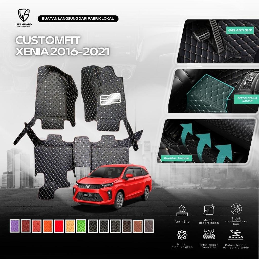 [Lifeguard] Aksesoris Interior Karpet 7D Mobil Daihatsu Xenia Tahun 2016 - 2021 Fullset Bagasi - BIS