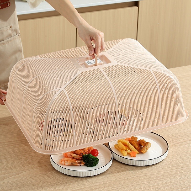 TERLARIS - 916 - Tudung Saji Modern Penutup Meja Makanan Model Kotak Bulat Estetik Mewah