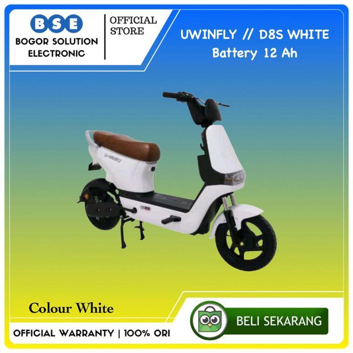 Sepeda Listrik Uwinfly D8S Pengganti DF8 Selis Uwinfly D8S New - White