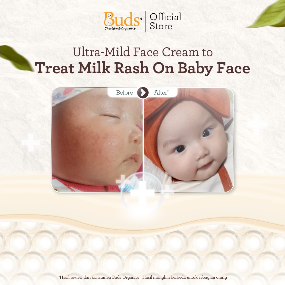 TergacorBuds Organics Chubby Chubbs Face Cream - Lotion atau Krim Pelembab Perawatan Kulit Wajah Bay