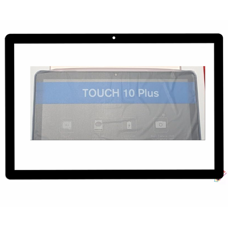 New 101Inch Black Tablet PC capacitive touch screen gitizer sensor external glass panel For PRITOM E