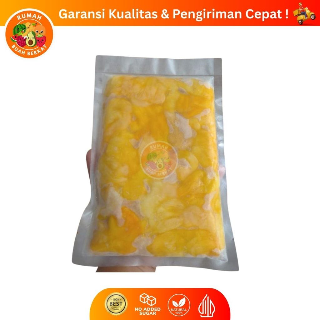 CEMPEDAK FROZEN KUPAS TANPA BIJI/BUAH NANGKA BEKU/ BUAH BEKU CEMPEDAK TANPA BIJI/ FROZEN FRUIT CEMPE