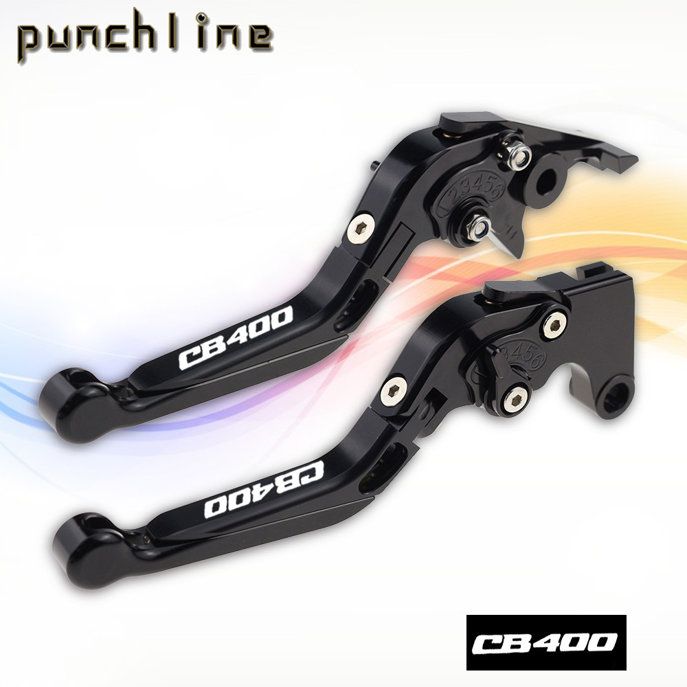 Fit For CB400 VTZC 02-14 CB 400SF 92-98 Motorcycle CNC Accessories Folng Extendable Brake Clutch Lev