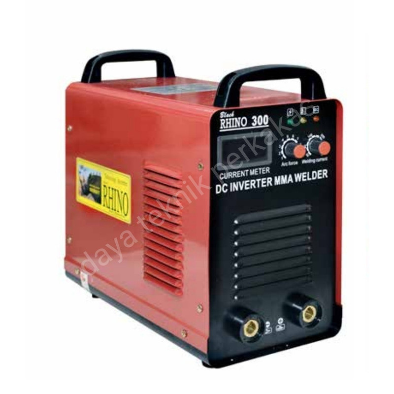 MESIN LAS INVERTER MMA 300 A BLACK RHINO 380V - TRAVOLAS MMA 300 RHINO