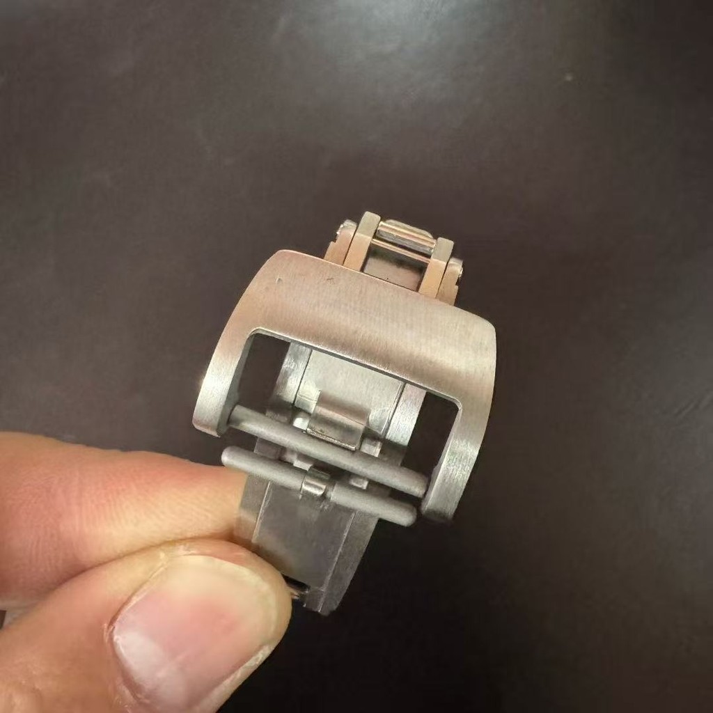 TOP Titanium Fold Buckle Clasp 18mm For Richard Watch Strap RM011 RM035 RM055 RM030