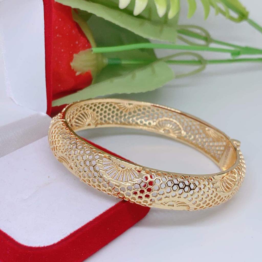 Gelang Bangkok Dubai Termurah Elegan Perhiasan Titanium Xuping premium Lapis Emas