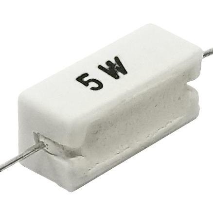 Resistor Kapur 5w 5watt 1,2kiloohm J 5W 1.2K 1K2 OHM RESISTOR 5 WATT