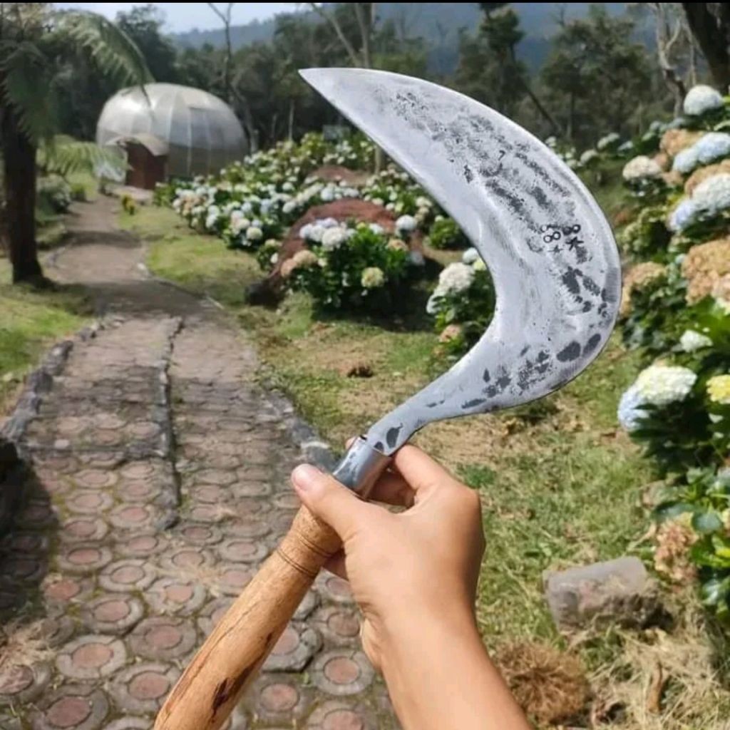 Sabit 88 Bintang Original | Super Tajam Dari Pandai Besi | Tempa Sipuh, Cocok untuk Arit Rumput & Ke