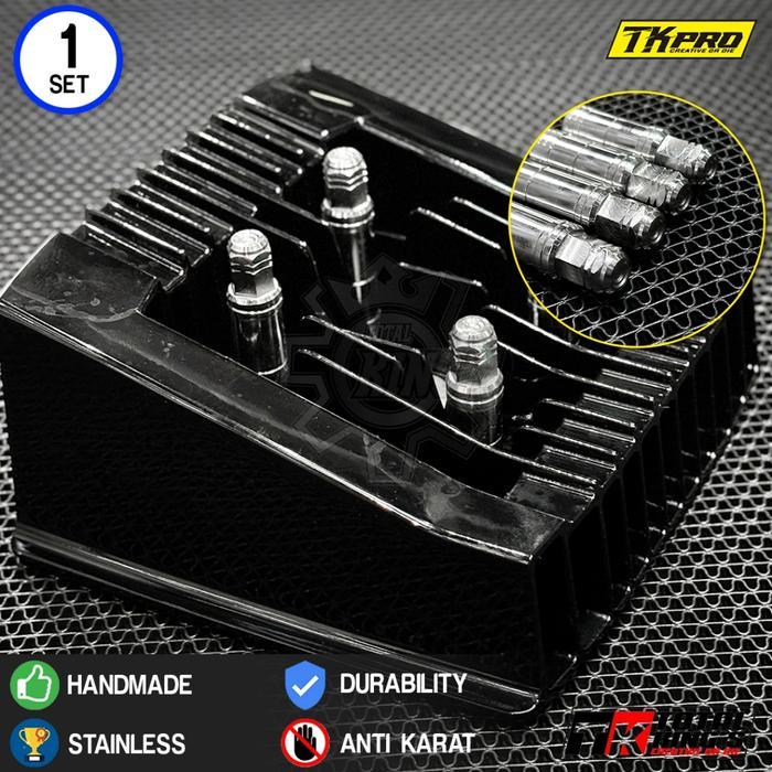 Tokolili4 MUR HEAD MURHEAD VARIASI RX KING RX K RXS CNC 1set 4pcs - Not Specified