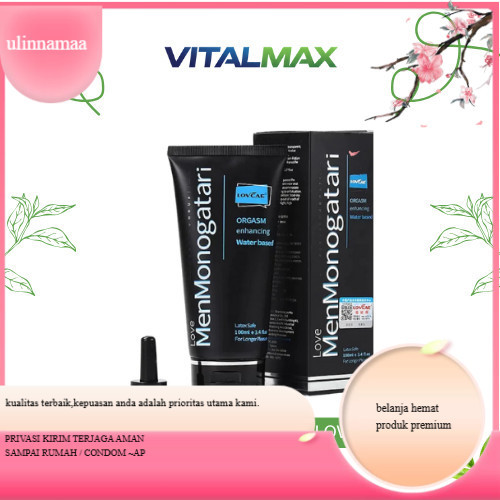 Ready promo grand opening kualitas terbaik~ap MenMonogatari Romantioc Love 200ml Pelumas Orgasm Enha