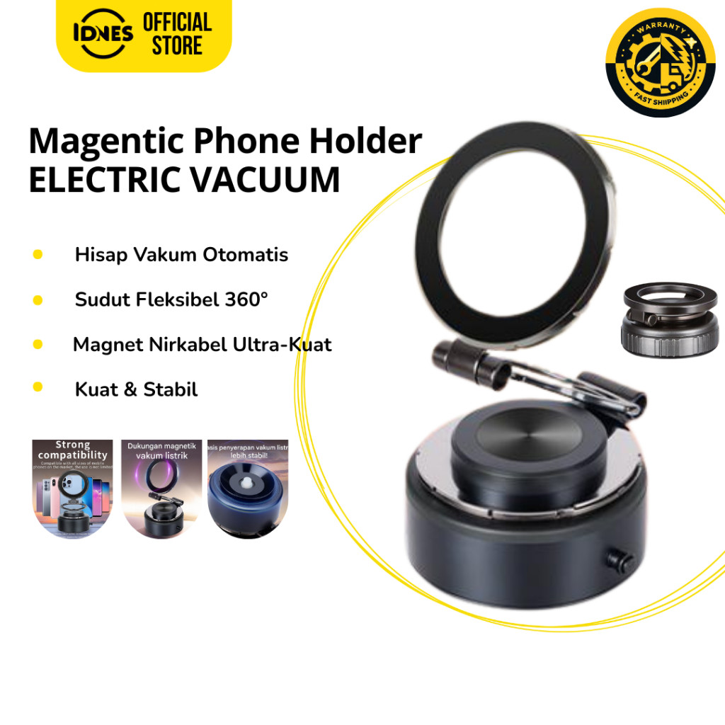 SUNMORNING    Magnetic Phone Holder Original Otomatis hp mobil Phone holder Otomatis  Magnetic Elect
