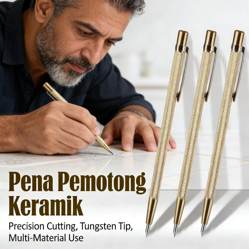 Keramik Pena Pemotong – Garis Pena Ukir Tajam Scribe untuk Batu dan Kaca | Pena Alat Presisi untuk K