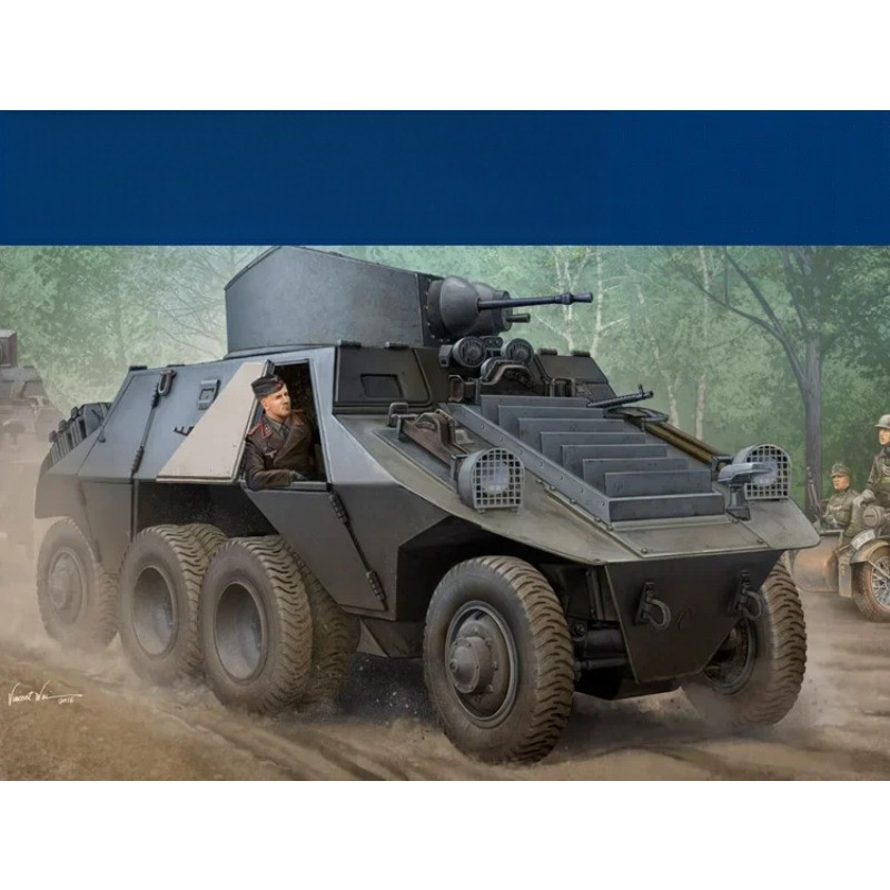 HobbyBoss 83889 135 M35 Mittlere Panzerwagen (ADGZDaimler) Heavy Armored Car hobby boss Assemble Pla