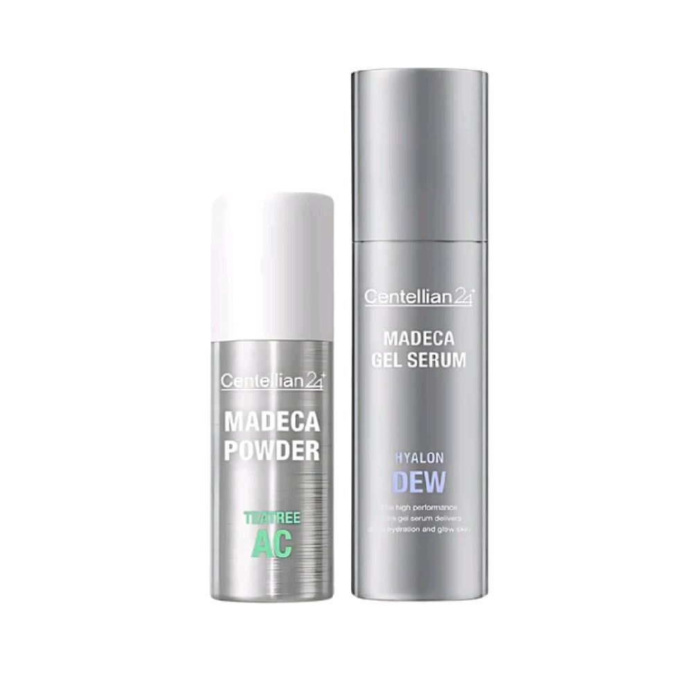 Centellian24 Madeca Powder Tea Tree AC 6g | Madeca Gel Serum Hyalon Dew 30ml