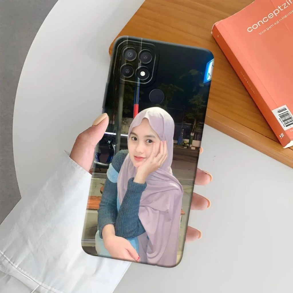 OPPO A15 - OPPO A15S SOFTCASE PAKAI FOTO GAMBAR NAMA SENDIRI Silicon casing case hp pelindung belaka
