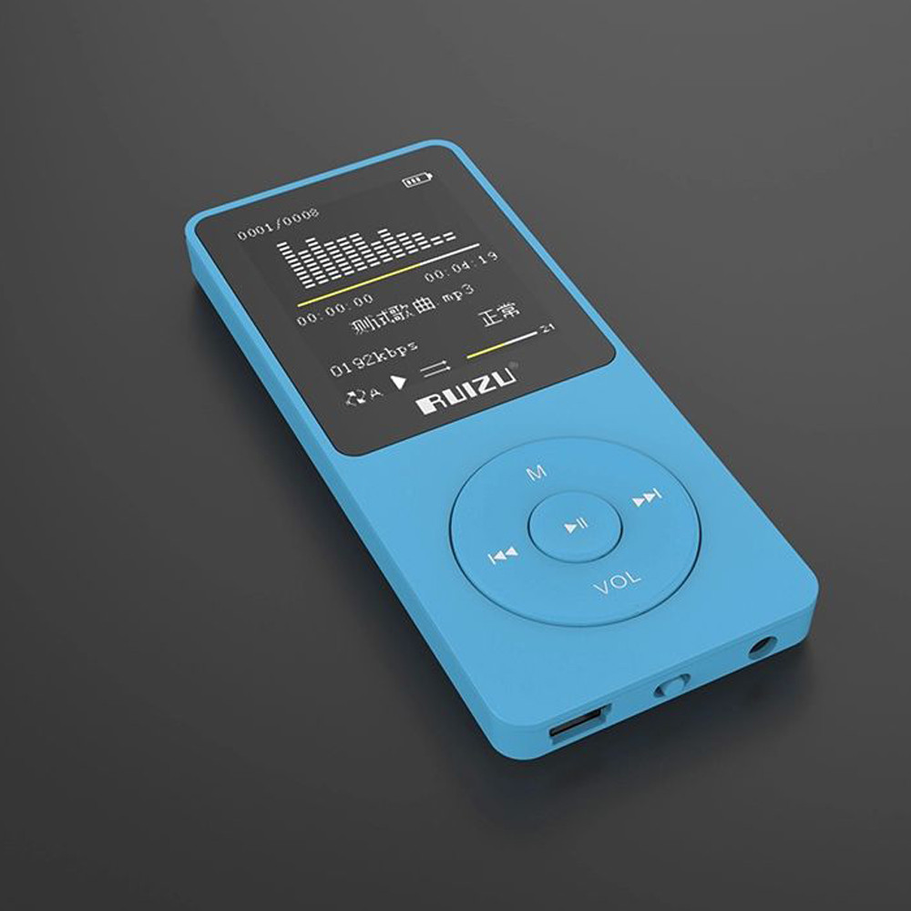 Original English version Ultrathin MP3 Player with 84GB storage and 18 Inch Screen can play 80H, RUI