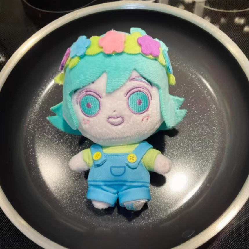 Omori Plush Spoof Cute Little Black Pure Black Creative Plush ristmas Throw Pillow for ildren's Slee