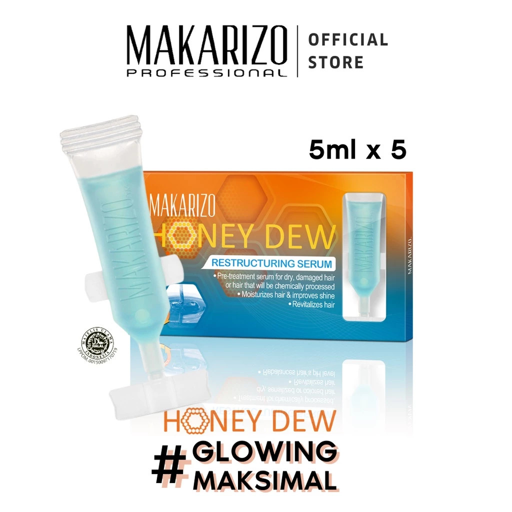 Makarizo Professional Honey Dew Restrucring Serum / Makarizo Honey Dew Serum 5 X 5ML