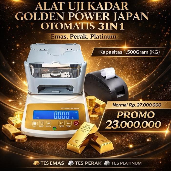 Timbangan Emas, Perak & Platinum Digital Kapasitas 2 Kg Bergaransi - Alat Uji Kadar Emas Otomatis Go