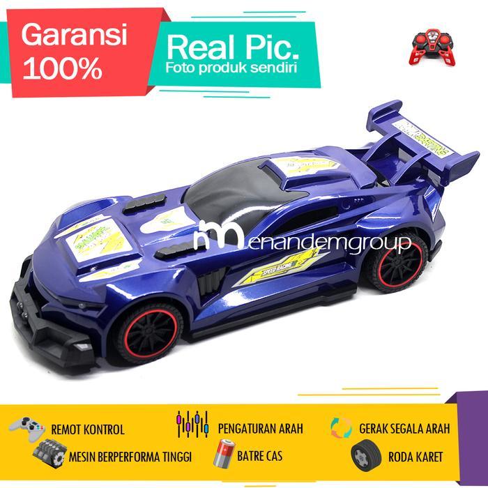 Mainan Mobil Remot Kontrol RC Sedan Balap Future Dynamic Sense Ukuran Jumbo 1:10 LED - Street Blue b