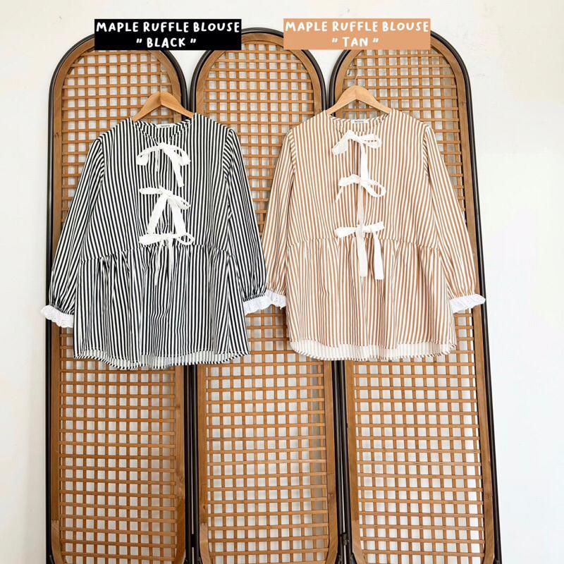 LOCANA LABEL MAPLE BLOUSE