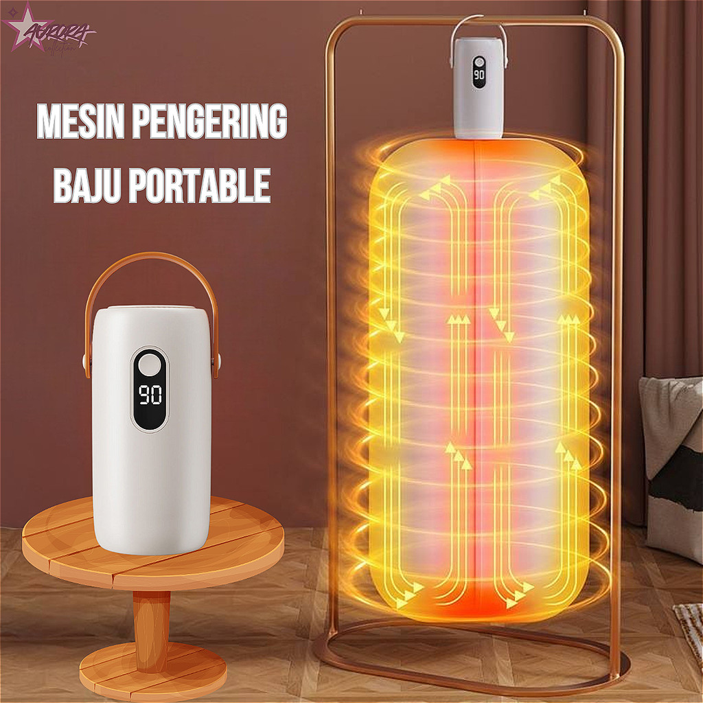 [auroracollect] Mesin Pengering Pakaian Mini Portabel Pengering Baju Portable Pemanas Pengering Paka