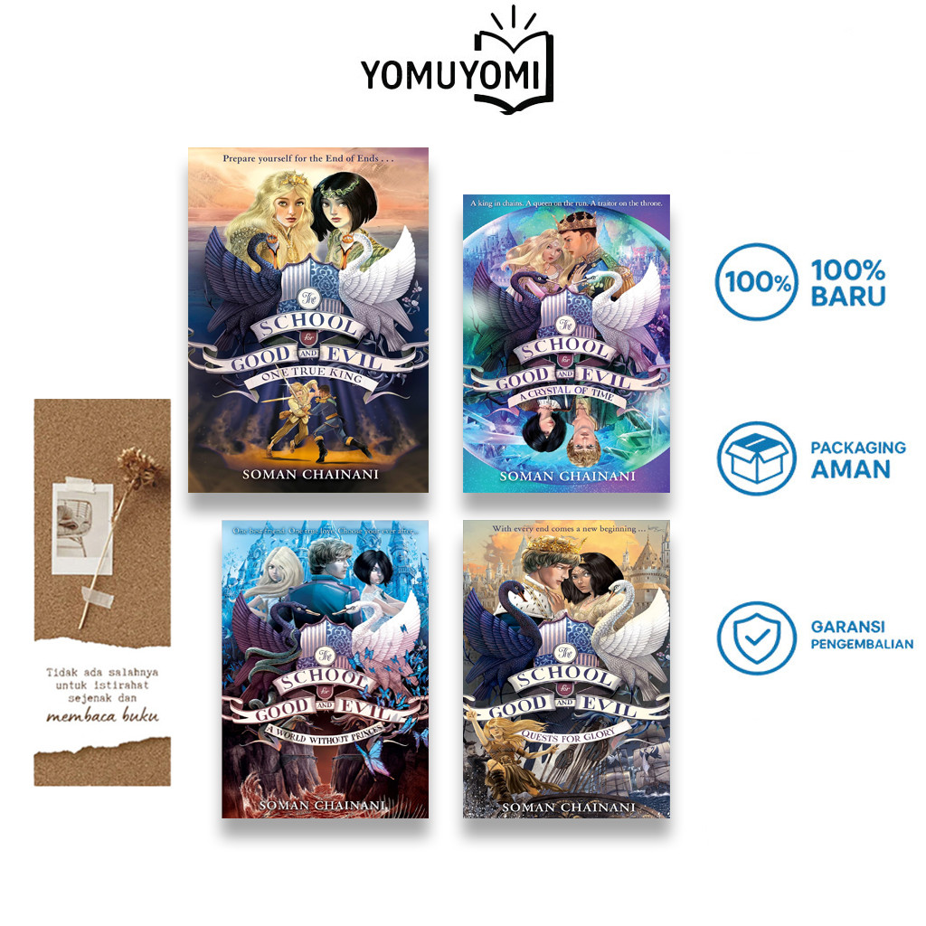 School for Good and Evil (6 book series) By Soman Chainani (English)