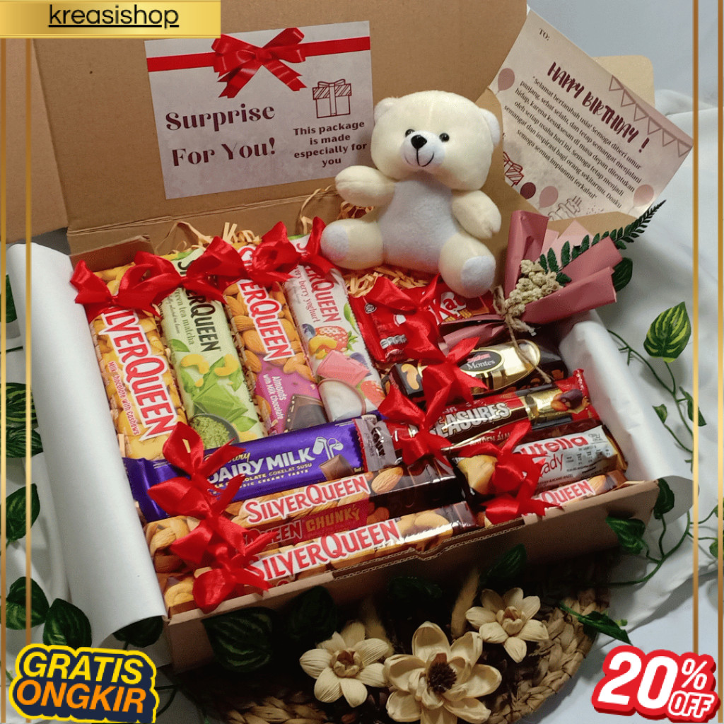 PROMO KADO CEWEK ROMANTIS | COKLAT VALENTINE PREMIUM | KADO PACAR , ISTRI , GEBETAN