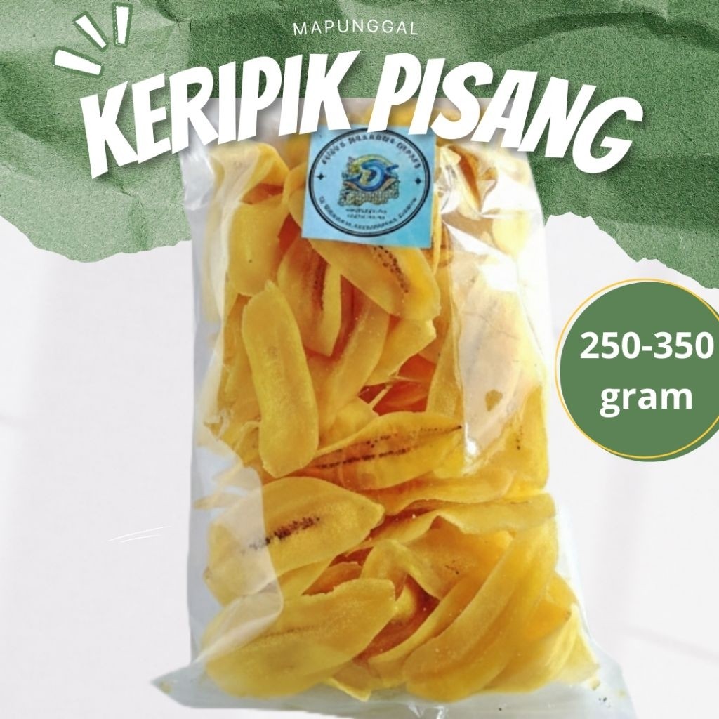 keripik pisang asin gurih 350 gram/keripik pisang kepok  asin gurih kemasan 350 gram
