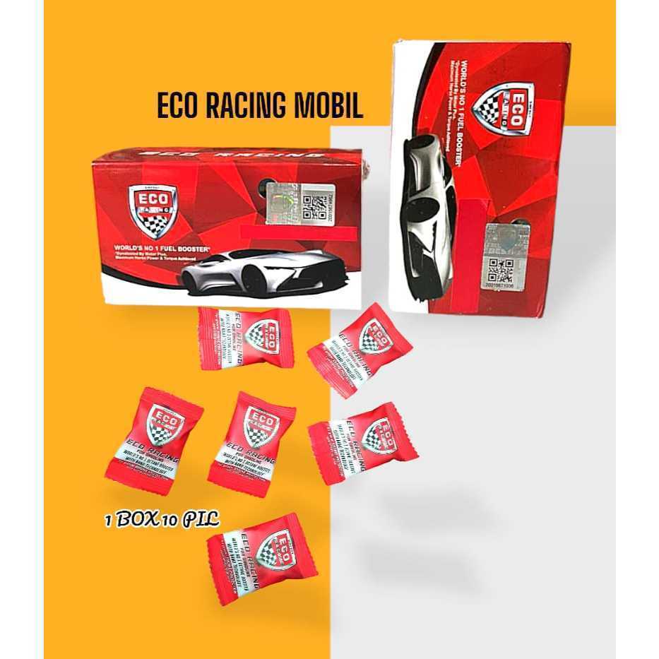 Eco Racing Mobil 1 Box Isi 10 Sachet Penghemat BBM - Eco Mobil Penghemat Bensin