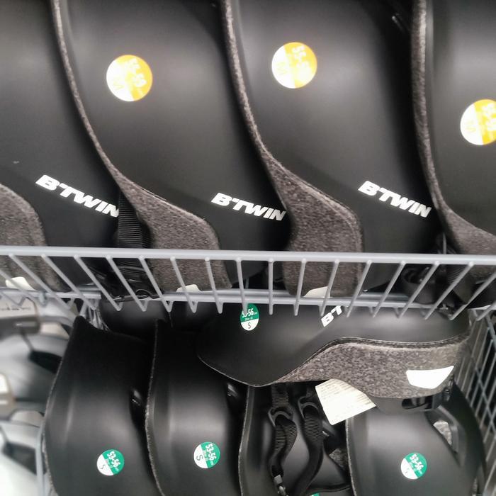 Helm sepeda btwin helmet helm btwin helm murah - Hitam, S