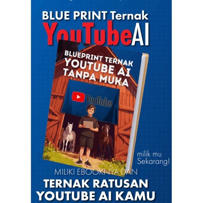 Blue Print Ternak Youtube AI DIGITAL MARKETING TOKO ONLINE INTERNET PELUANG USAHA TOOL BISNIS BONUS-
