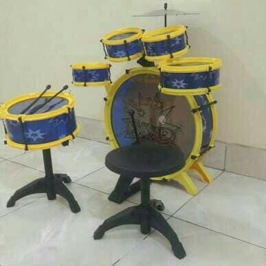 MAINAN ANAK BIG BAND DRUM SET ( ALAT MUSIK EDUKASI, EDUKTIF ) - DRUM KECIL