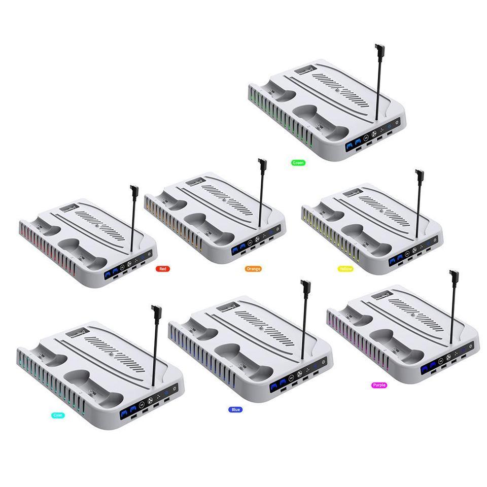 1Piece Universal Cooling Pad For PS5 Console Advanced Cooling System Controller Charger Charging Doc