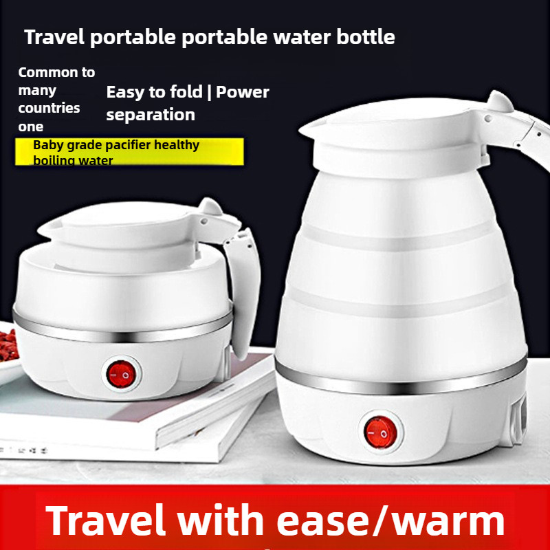 Mini Fog Kettle Silicone Electric Kettle Portable Small Outdoor Travel Kettle Retractable Electric