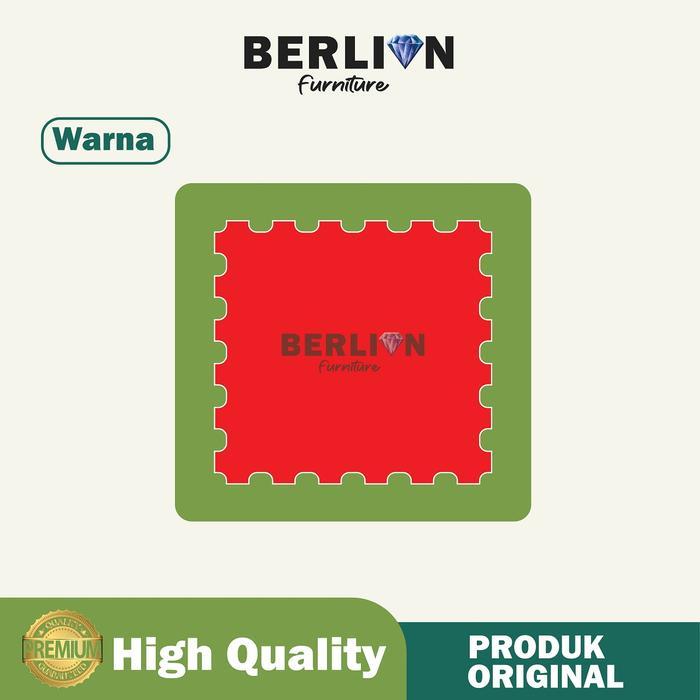 Mam's Baby Care Matras Puzzle 25x25 Tbl 0,5 Cm isi 10 Pcs / Alas Lantai / Playmat - Merah